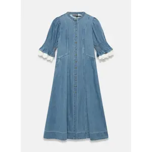 Mint Velvet Mid Indigo Denim Midi Dress